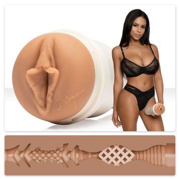 Мастурбатор Fleshlight Girls: Autumn Falls - Cream, зі зліпка вагіни, дуже ніжний, Коричневий - 1