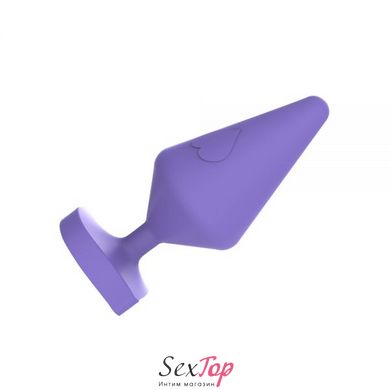 Плаг Large Luv Heart Plug-purple 291305 фото