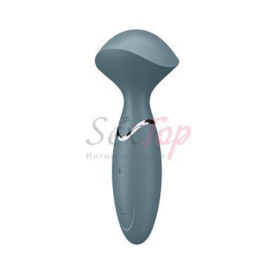 Вібромасажер Satisfyer Mini Wand-er Grey - фото товару 2