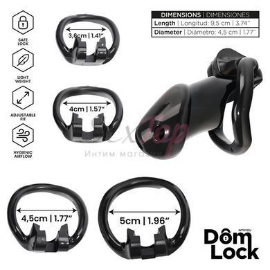 Пояс верности для мужчин Guard Chastity Cage Internal Lock &mdash;  фото товара 3