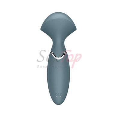 Вібромасажер Satisfyer Mini Wand-er Grey - фото товару 4