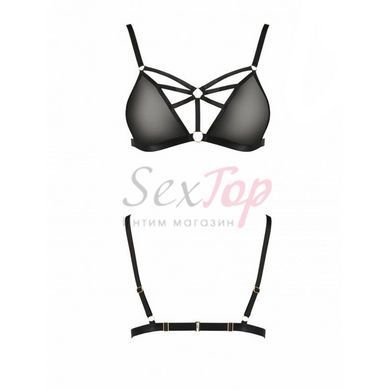 Бюстгальтер-стрепы Meggy Bra black XXL/XXXL &mdash; Passion Exclusive,  - 5