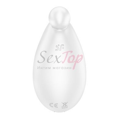 Вібратор для зовнішньої стимуляції Satisfyer Spot On 2 White, дуже потужний, гнучкий відросток - фото товару 5