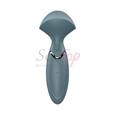 Вібромасажер Satisfyer Mini Wand-er Grey - фото товару 6