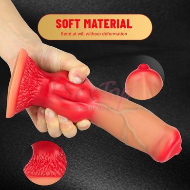 Дилдо в форме собачьего члена DOG Dildo XL,  - 21