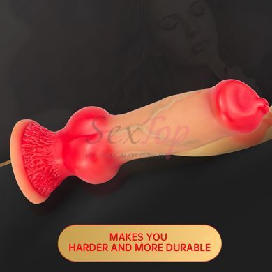 Дилдо в форме собачьего члена DOG Dildo XL,  - 25