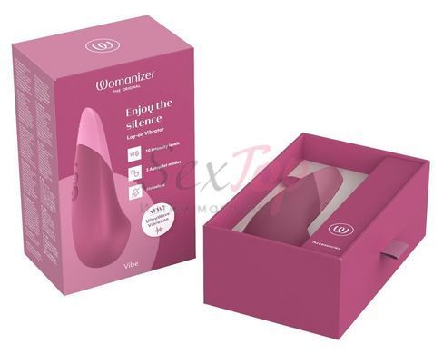 Вібратор Womanizer Vibe Dusky Pink - фото товару 8