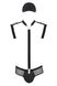 Комплект эротического мужского белья Passion 038 Set John L/XL Black, боди, кепка SO7585 фото 3