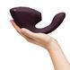 Подвійний вакуумний кліторальний стимулятор з вібрацією Womanizer Next Duo - Dark Purple &mdash; фото 9 з 20