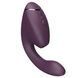 Подвійний вакуумний кліторальний стимулятор з вібрацією Womanizer Next Duo - Dark Purple &mdash; фото 1 з 20