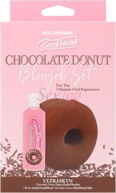 Набор для минета Doc Johnson GoodHead Chocolate Donut Blowjob Set &mdash;  фото товара 5