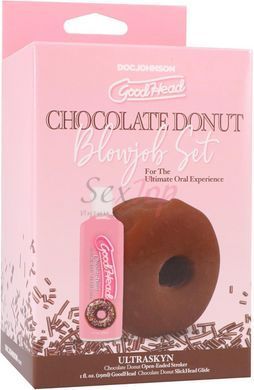 Набор для минета Doc Johnson GoodHead Chocolate Donut Blowjob Set &mdash;  фото товара 6