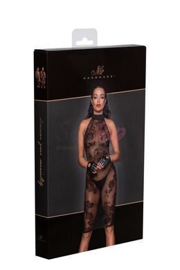 (SALE) Сукня Noir Handmade F240 Midi tulle dress with velvet straps - L - фото товару 7