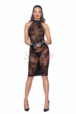 (SALE) Сукня Noir Handmade F240 Midi tulle dress with velvet straps - L - фото товару 3