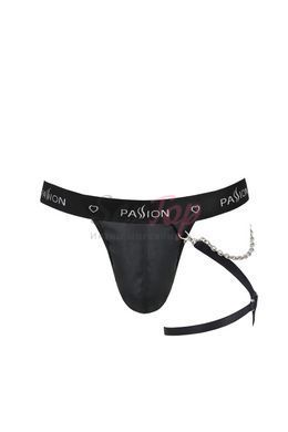 Мужские трусики танга с подвязкой Passion 058 Thong Bill L/XL Black &mdash;  фото товара 3