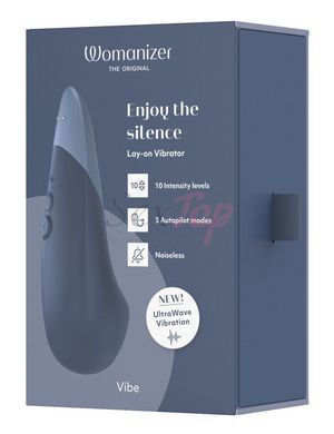 Вібратор Womanizer Vibe Dark Blue - фото товару 8