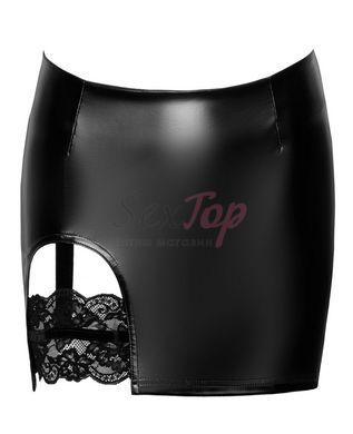 Юбка Noir Handmade F345 Powerwetlook skirt with garter - 3XL &mdash;  фото товара 5