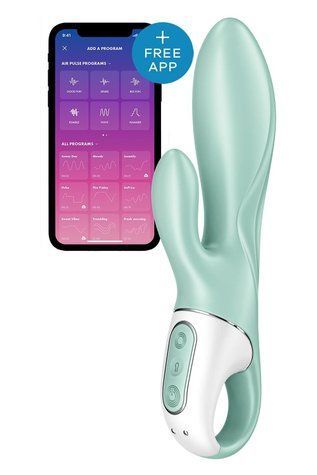 Смарт вибратор-кролик Satisfyer Air Pump Bunny 5+ (мятая упаковка!!!) &mdash;  фото товара 1