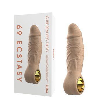 Вибратор реалистичный телесного цвета Chisa Cutie Realistic Dildo, Телесный - 1