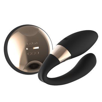 Вібратор для пар LELO Tiani Duo Black, 2 мотори, пульт ДК,  - 1