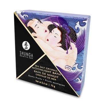 Сіль для ванни Shunga Moonlight Bath &ndash; Exotic Fruits (75 гр), сіль Мертвого моря, ароматичні олії - фото товару 1