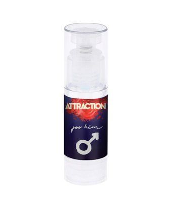 Смазка на водной основе MAI Attraction for Him (50 мл) с феромонами для него &mdash;  фото товара 1