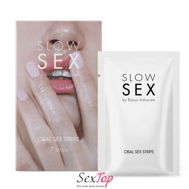 Полоски для орального секса Bijoux Indiscrets Slow Sex Oral sex strips SO5909 фото