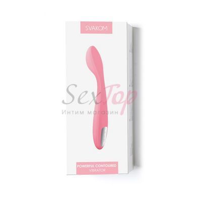 Стимулятор клитора и точки G Svakom Keri Pale Pink &mdash;  фото товара 8