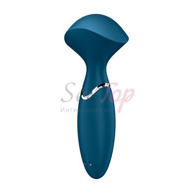 Вібромасажер Satisfyer Mini Wand-er Blue - фото товару 5