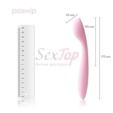 Стимулятор клитора и точки G Svakom Keri Pale Pink &mdash;  фото товара 2
