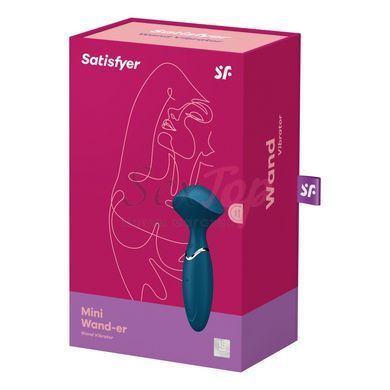 Вібромасажер Satisfyer Mini Wand-er Blue - фото товару 7