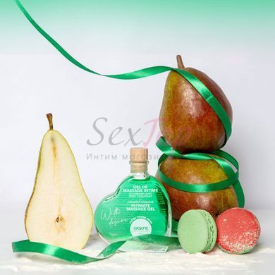 Массажный гель EXSENS With Desire Apple Pear 50 мл разогревающий, без сахара, съедобный &mdash;  фото товара 3