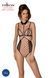 Боди с открытой грудью Passion DOMINICA BODY XXL/XXXL beige, воротник-чокер, корсет &mdash; фото 1 из 8