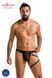Мужские трусики танга с подвязкой Passion 058 Thong Bill L/XL Black &mdash; фото 5 из 6