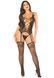 Комплект Leg Avenue Cami Garter with Stockings and String One Size, Black &mdash; фото 5 из 6