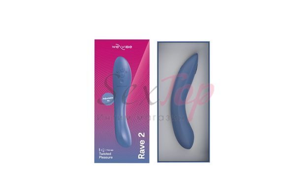 Вибратор We-Vibe Rave 2 Twisted Pleasure Blue &mdash;  фото товара 7