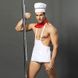 Чоловічий еротичний костюм кухаря "Умілий Джек" One Size: сліпи, фартух, хустка і ковпак SO2266 фото 3