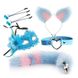 Набор для сексуальных игр Sexy Cat Ears Fox Tail Cosplay Sex Party Accessories Blue IXI61582 фото 1