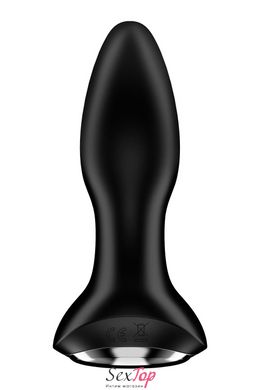 Анальна смарт вібропробка із перлинним масажем Satisfyer Rotator Plug 2+ Black SO6279 фото
