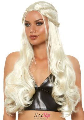 Перука Дейєнеріс Таргарієн Leg Avenue Braided long wavy wig Blond, платинова, довжина 81 см SO7936 фото