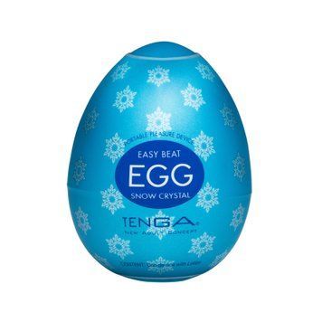 Мастурбатор-яйцо Tenga Egg Snow Crystal с охлаждающим лубрикантом, Прозрачный - 1