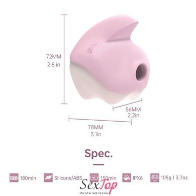 Вакуумный клиторальный стимулятор Magic Motion Unicorn Pink SO9601 фото