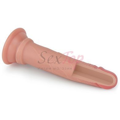 Фаллоимитатор силиконовый на присоске кофейный Lovetoy &mdash;  фото товара 9