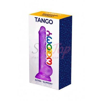 Фалоімітатор Wooomy Tango, з присоскою, довжина 18 см, діаметр 3,2 см - фото товару 2