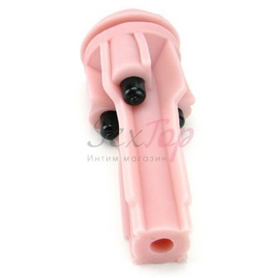 Мастурбатор з вібрацією Fleshlight Vibro Pink Lady Touch, три віброкулі, стимулювальний рельєф - фото товару 3