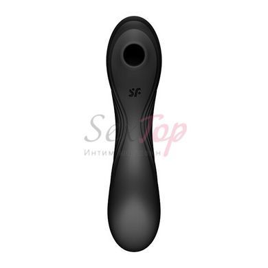 Вакуумний стимулятор з вібрацією Satisfyer Curvy Trinity 4 Black - фото товару 4