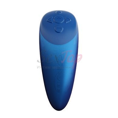 Смарт-вибратор для пар We-Vibe Chorus Cosmic Blue, сенсорное управление вибрациями сжатием пульта &mdash;  фото товара 4