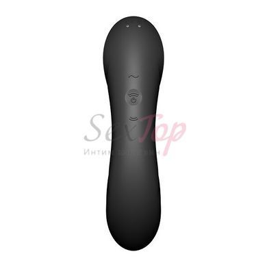 Вакуумний стимулятор з вібрацією Satisfyer Curvy Trinity 4 Black - фото товару 3