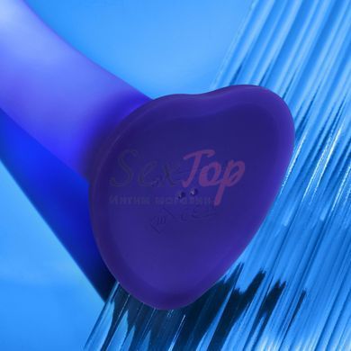 Дилдо, що світиться Strap-On-Me Glow-LED Dildo Purple - M - фото товару 9