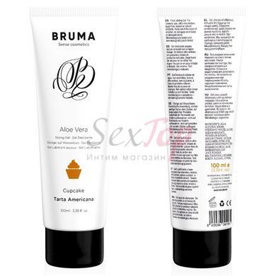 Лубрикант Bruma Aloe Vera Sliding Gel Cupcake Flavor, 100мл &mdash;  фото товара 2